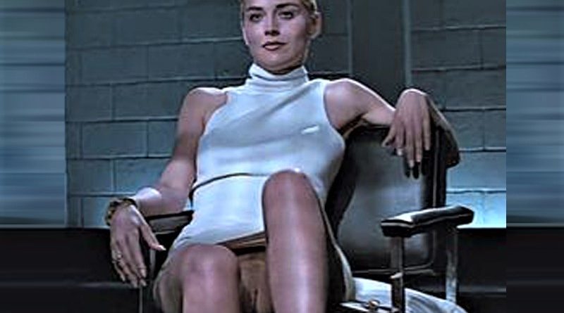 Sharon Stone no filme Basic Instints